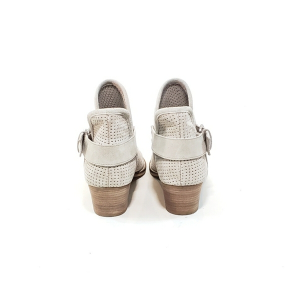 Dolce Vita Simon Booties Pointed Toe Perforated Ta - Picture 4 of 7